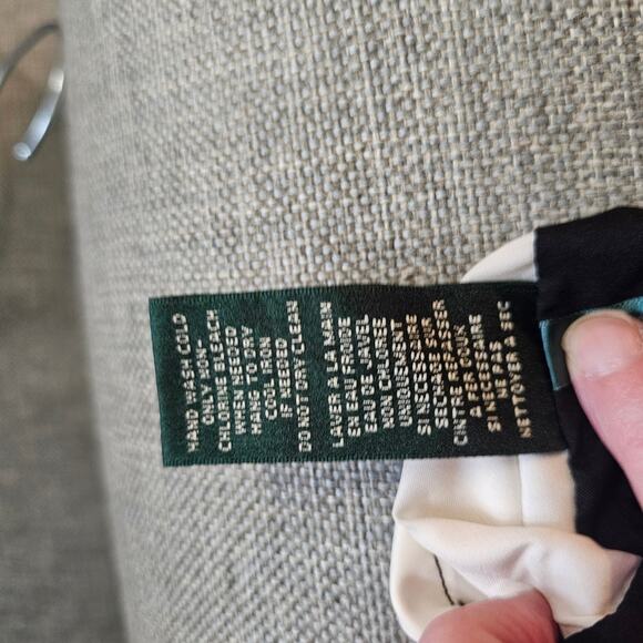 Ralph Lauren Blue and Black Long Sleeve Body Con Color Block Dress Size Med - Picture 8 of 10